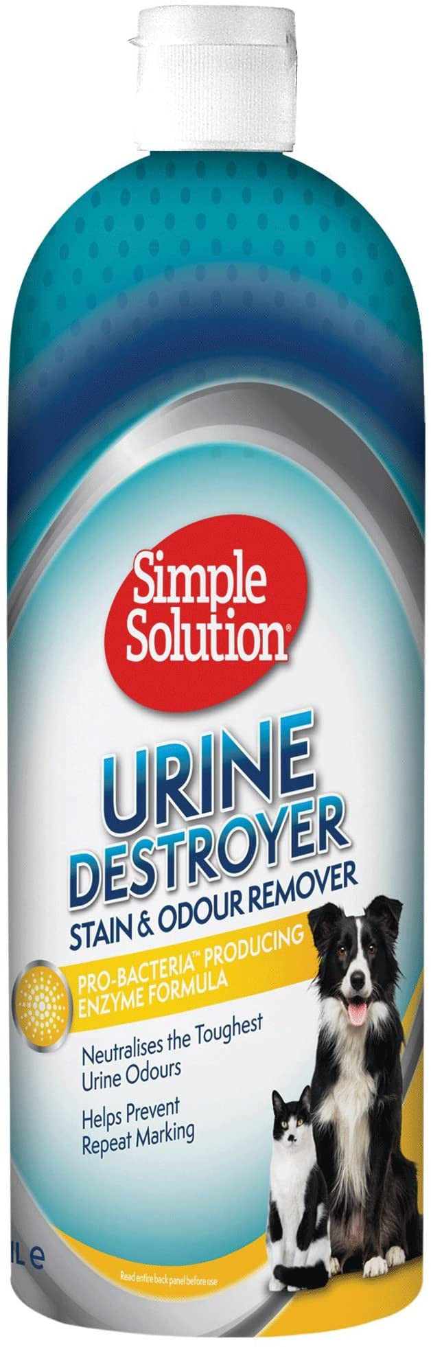 SIMPLE SOLUTION Augintinių šlapimo kvapų ir dėmių valiklis, 1 L