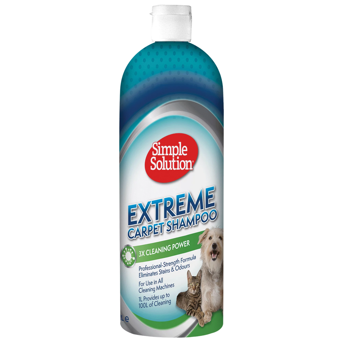 SIMPLE SOLUTION Extreme Šampūnas kilimų dėmėms ir kvapams naikinti, 1L