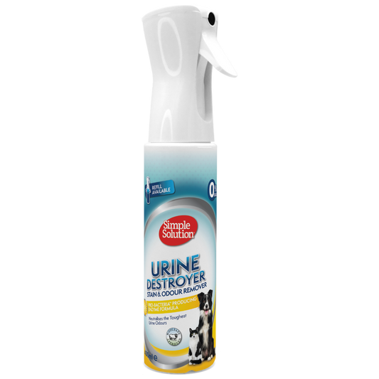 NAUJIENA! SIMPLE SOLUTION Simple Solution Urine Destroyer šlapimo dėmių ir kvapų naikinimui, 400ml
