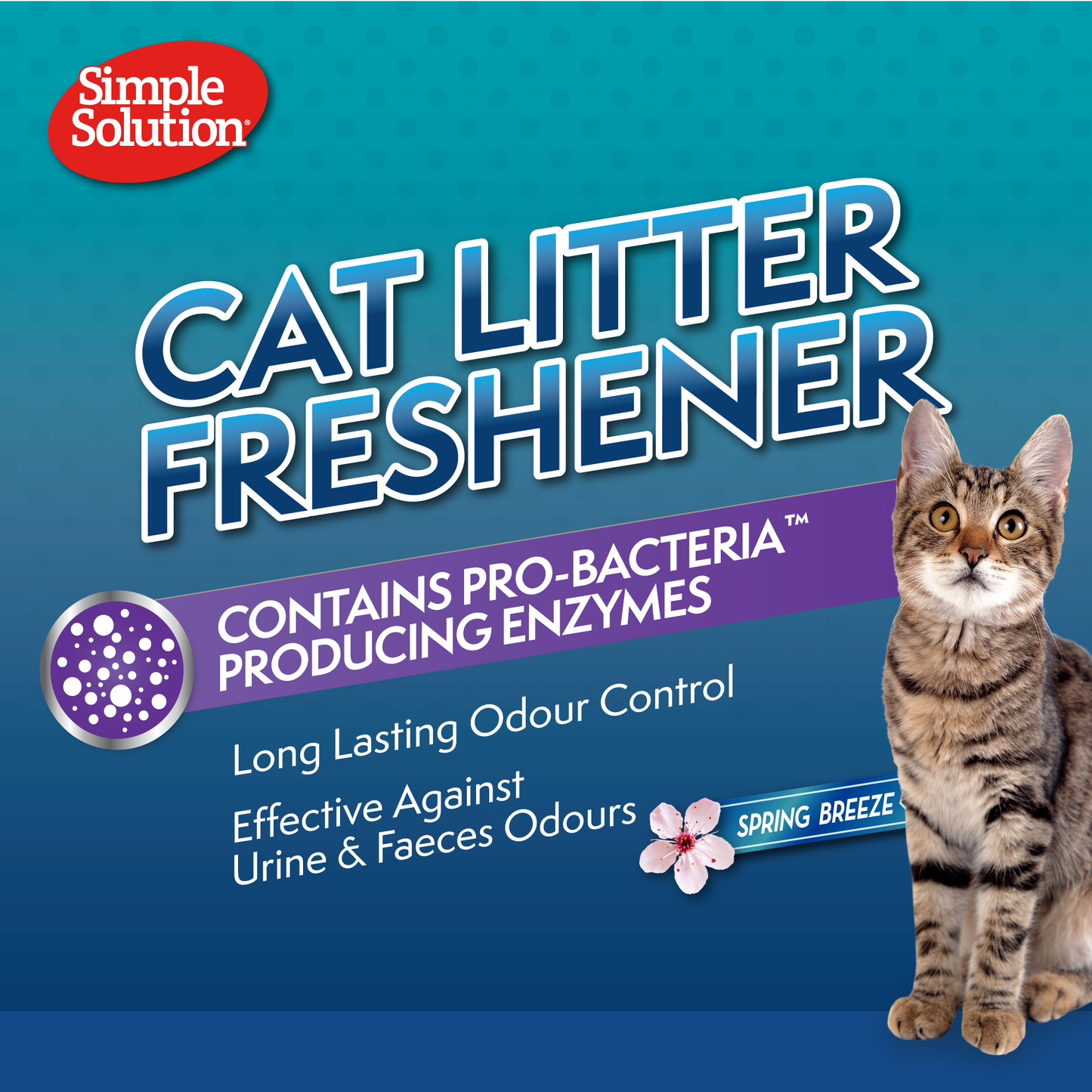 UUDIS! SIMPLE SOLUTION Cat Litter Freshener kassiliiva värskendaja – graanulid, 500 g