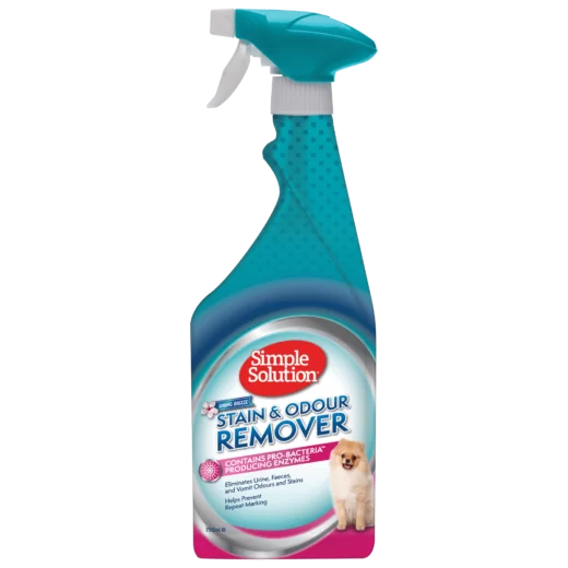 SIMPLE SOLUTION Stain & Odour Remover - Spring Breeze plekkide ja lõhnaeemaldaja, 750 ml